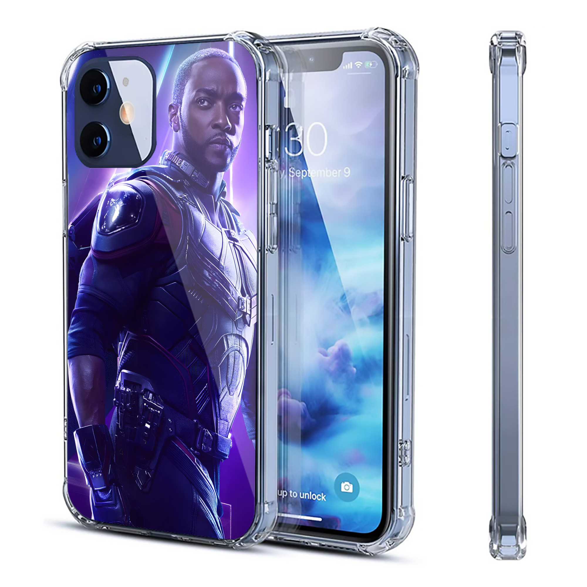 （画像用） アベンジャーズ The Avengers 【iPhone 12シリーズ対応】透明スマホケース（クリアソフトケース）